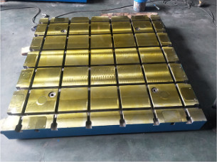 Measuring Surface Cast Iron Bed Plates Grade 2 With T Slot