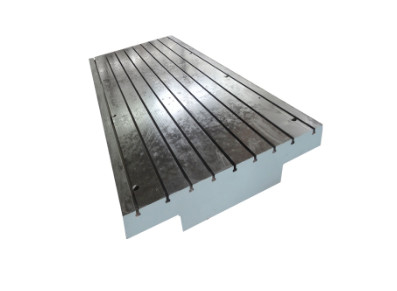 T Slots Cast Iron Lapping Plates Grinding Surface Machining Part Hollow Type